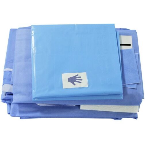 Комплект для малой хирургии с отверстием 14,5 см Foliodrape Protect 12 шт 9387222