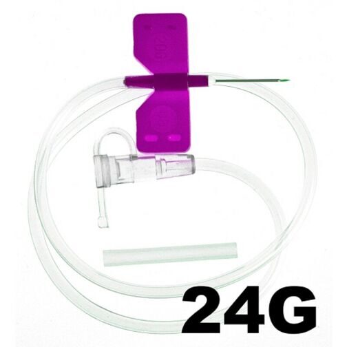 Игла-бабочка SFM LUER 24G (0,55х19мм) 100 шт