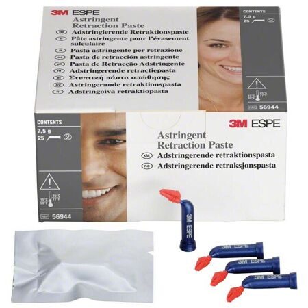 Паста ретракционная кровоостанавливающая 3M ESPE Astringent Retraction Paste 25 капсул