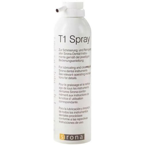 Спрей-масло для очистки и смазывания наконечников T1 Spray Sirona