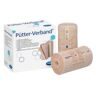 Бинт Putter-verband  100% хлопок телесный с зажимами 10 см 5 м 2 шт