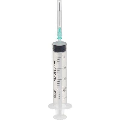 Шприц трехкомпонентный KDM Luer 20 мл с иглой 21G (0,8 х 40 мм), 50 шт.