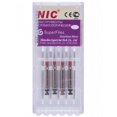 Каналонаполнители NIC SuperFiles 30-25 4 шт