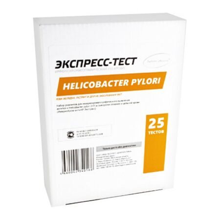 Набор для определения антител к H.Pylori 25 тест-кассет