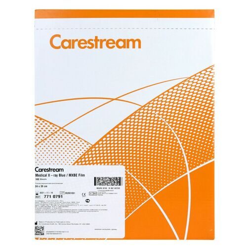 Рентген пленка медицинская Carestream Health MXВЕ 24х30 см синечувствительная 100 листов