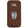 Диспенсер для жидкого мыла LIME 1л, заливной, коричневый (973005)