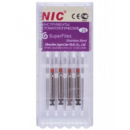 Каналонаполнители NIC SuperFiles 25-40 4 шт