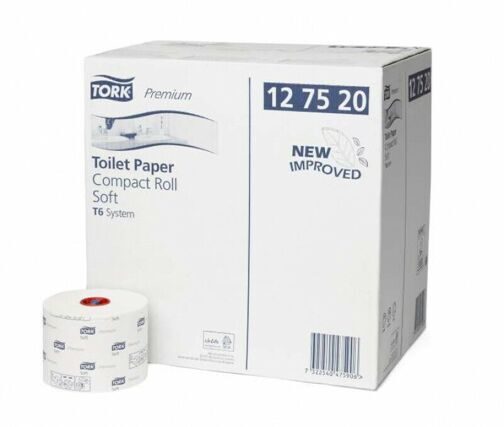 Туалетная бумага Tork мягкая 127520 2 слоя 9,9 см 90 м 27 шт