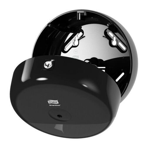 Диспенсер для туалетной бумаги в мини-рулонах Tork SmartOne 681008 черный